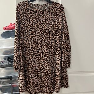 Cheetah print dress size Large